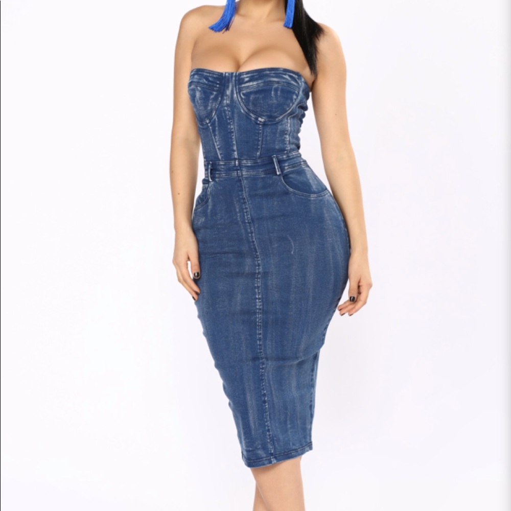 BRAND NEW DENIM DRESS